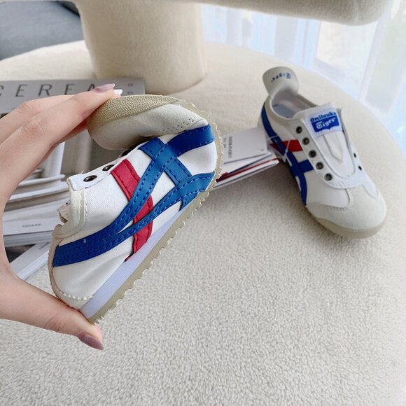 White Onitsuka Tiger by Asics Canvas Kids Sneakers - Picture 9 of 9